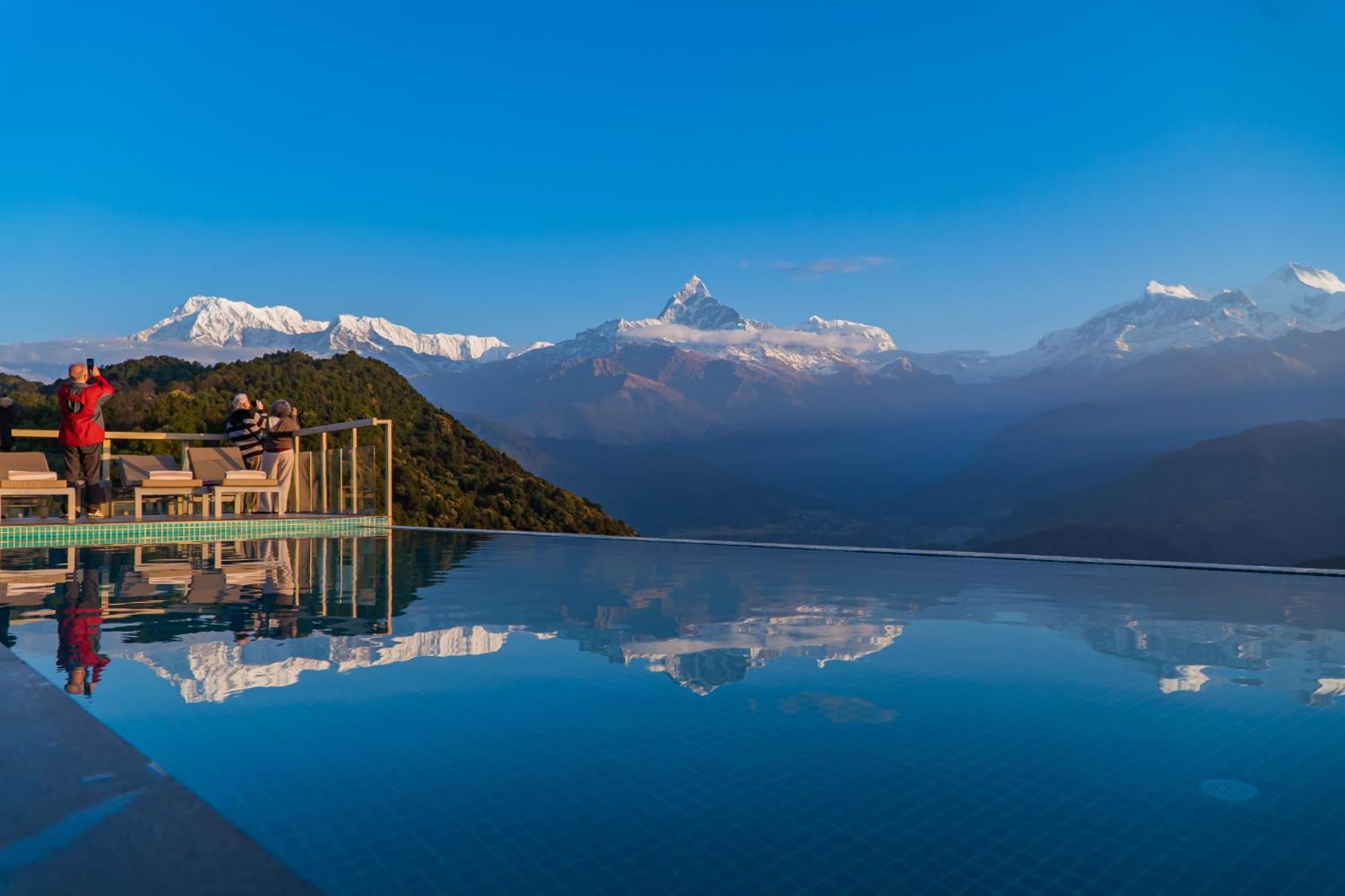 Sarangkot Mountain Lodge Pokhara Ngoại thất bức ảnh